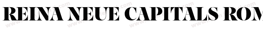 Reina Neue Capitals Roman字体转换